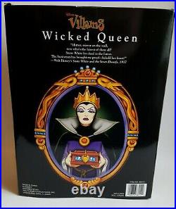 Disney Doll Evil Queen Vintage Doll Villains Wicked Queen Doll NIB BOX AS IS