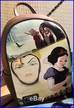 Disney Employee Center DEC Loungefly Snow White Backpack Evil Queen Old Hag LE