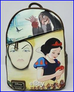 Disney Employee Center DEC Loungefly Snow White Evil Queen Mini Backpack LE 600