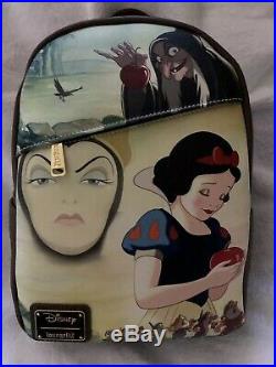 Disney Employee Center Loungefly Snow White Evil Queen Hag Mini Backpack LE 600