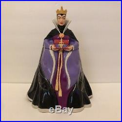 Disney Empress Evil Queen Cookie Jar Snow White Treasure Craft Euc