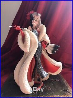 Disney Ernesto Couture de Force Statues Evil Queen Cruella Maleficent Retired