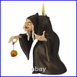 Disney Evil Queen Hag With Poison Apple Sketchbook Ornament Snow White Nwt