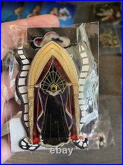 Disney Evil Queen Villain Stained Glass 2 Pin DSF DSSH Snow White LE 200