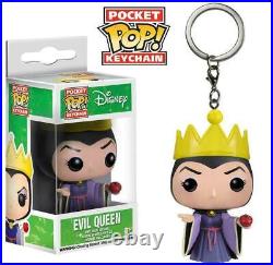 Disney Evil Queen Vinyl Figure Funko Pocket Pop! Keychain Snow White Regina
