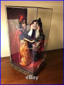 Disney Fairytale Designer Snow White & Witch Hag Evil Queen Doll LE New +bag
