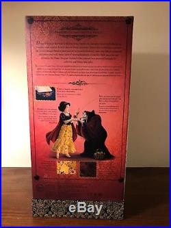 Disney Fairytale Designer Snow White & Witch Hag Evil Queen Doll LE New +bag