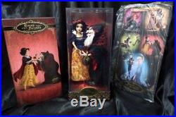 Disney Fairytale Designer Snow White & Witch Hag Evil Queen Doll LIMITED ED +bag