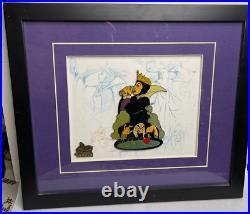 Disney Framed Collector Pin Set Snow White EVIL QUEEN & HAG 2001 LE Animation