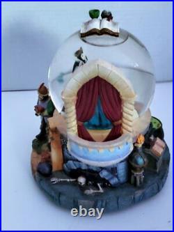 Disney Glitter Snow Globe Evil Queen Snow White/Seven Dwarfs Magic Mirror Sound