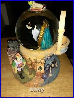 Disney Glitter Snow Globe Talking Magic Mirror Evil Queen Snow White No Box
