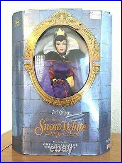 Disney Great Villains Collection Evil Queen Doll Snow White Vintage Mattel 1998