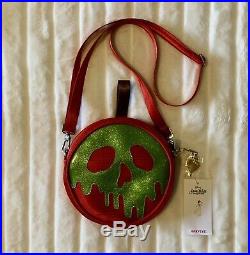 Disney Harveys Snow White Green Poison Apple Glitter Seatbelt Bag Evil Queen NWT