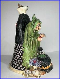 Disney Jim Shore Wicked Snow White Evil Queen Witch Figurine Showcase retired
