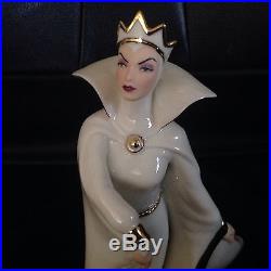 Disney Lenox Snow White Evil Queen EMPRESS OF EVIL Porcelain Figurine-MIB