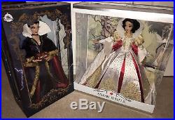 Disney Limited Edition Doll Saks Snow White & Evil Queen LOW LE NUMBER
