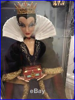 Disney Limited Edition Doll Saks Snow White & Evil Queen LOW LE NUMBER