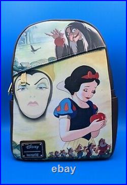 Disney Loungefly DEC Rerelease Snow White & Evil Queen Mini Backpack