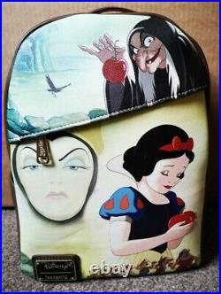 Disney Loungefly Mini Backpack DEC Snow White Evil Queen Seven Dwarfs