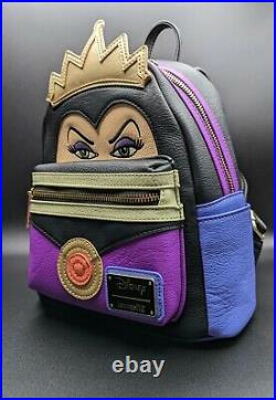 Disney Loungefly Snow White And The Seven Dwarfs Evil Queen Mini Backpack NWT