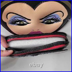 Disney Loungefly Villians Backpack Evil Queen Snow White Mini Holographic Wallet