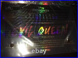 Disney Midnight Masquerade Evil Queen NUDE Doll Limited Ed 1/5000 w stand & COA