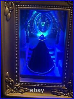 Disney Olszewski Light Up Box Snow White Evil Queen At The Mirror New In Hand