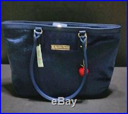 Disney Parks Couture Midnight Blue Evil Queen Snow White Red Apple Purse Tote