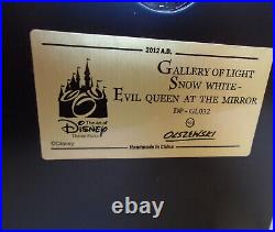 Disney Parks Olszewski Gallery of Light Snow White Evil Queen at Mirror New Box