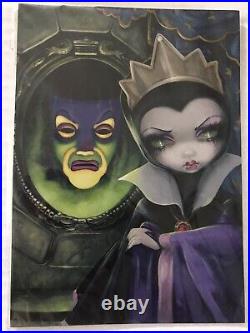Disney Parks Postcard Evil Queen Wonderground Snow White Jasmine Becket Griffith
