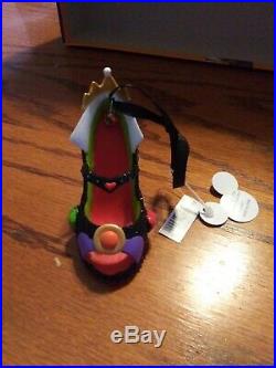 Disney Parks Snow White Evil Queen Runway Shoe Ornament NWT