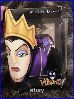 Disney Parks Villains Doll The Evil Queen Snow White! Exclusive! NRFB! Rare