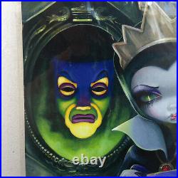 Disney Parks WonderGround Snow White Evil Queen Postcard Jasmine Becket Griffith