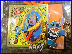Disney Picasso Stitch Masterpiece Painting Snow White Evil Queen Mirror pin LE