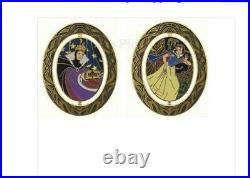 Disney Pin Snow and White Evil Queen Spinner RARE LE 250