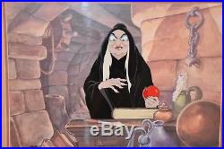 Disney Sericel Snow White Evil Queen/Old Hag-Villains Vol-1LEHand Painted