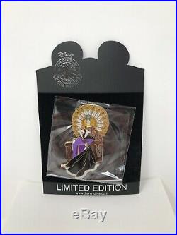 Disney Shopping Store Evil Queen Throne LE 250 Pin Snow White Old Hag