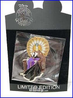 Disney Shopping Store Evil Queen Throne LE 250 Pin Snow White Old Hag
