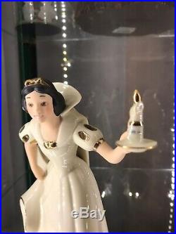 Disney Showcase Lenox Snow White And Evil Queen 24K Gold Withbox And COA V RARE