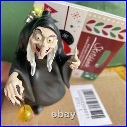 Disney Sketchbook Snow White Witch Hag Evil Queen Christmas Ornament 2018 NWT