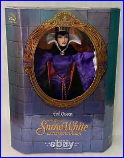 Disney Snow White 1998 GREAT VILLIANS EVIL QUEEN Limited Doll Mattel 18626 NRFB