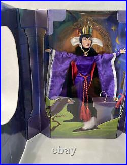Disney Snow White 1998 GREAT VILLIANS EVIL QUEEN Limited Doll Mattel 18626 NRFB