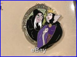 Disney Snow White Anniversary Snow White Evil Queen Old Hag Mirror Pin Le 250