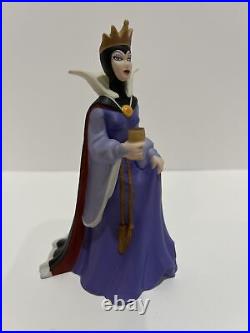 Disney Snow White Evil Queen Ceramic Porcelain Figurine Rare HTF