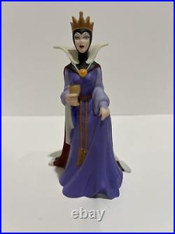 Disney Snow White Evil Queen Ceramic Porcelain Figurine Rare HTF