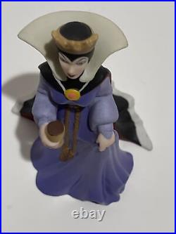 Disney Snow White Evil Queen Ceramic Porcelain Figurine Rare HTF