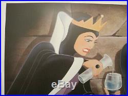 Disney Snow White Evil Queen-Hag The Transformation Lithograph LE # 8 of 200