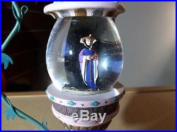Disney Snow White Evil Queen Hanging Ornament Snow Globe with Stand