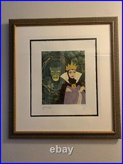 Disney Snow White Evil Queen, Lithograph by Gil DiCicco COA Rare 137/250