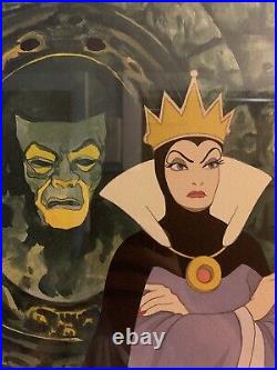 Disney Snow White Evil Queen, Lithograph by Gil DiCicco COA Rare 137/250